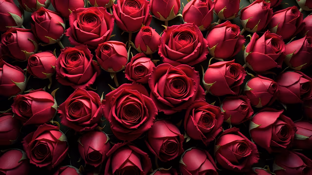 Red Roses Illustration