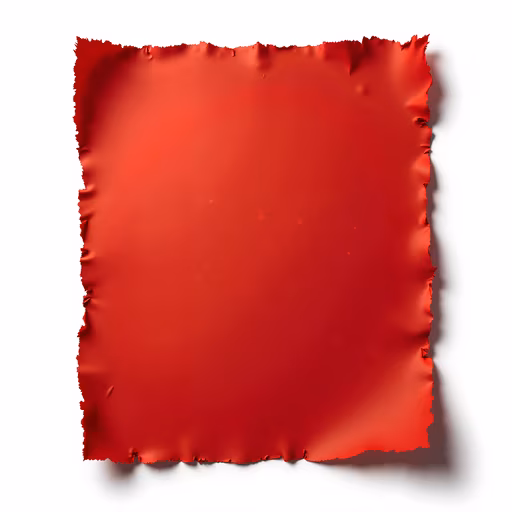 Red Torn Paper Illustration
