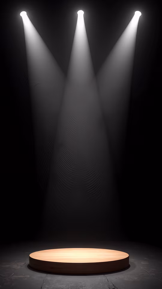 Spotlights on Stage