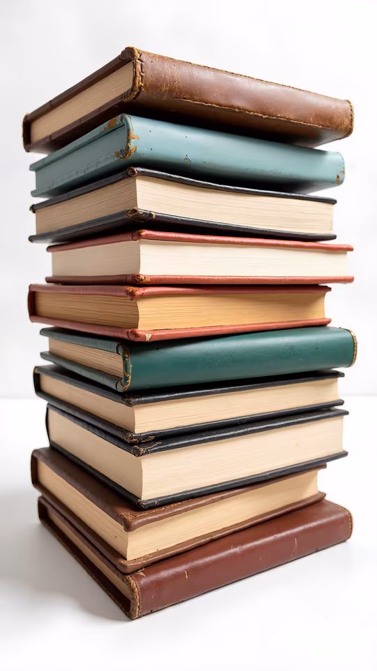 Stack Of Vintage Books