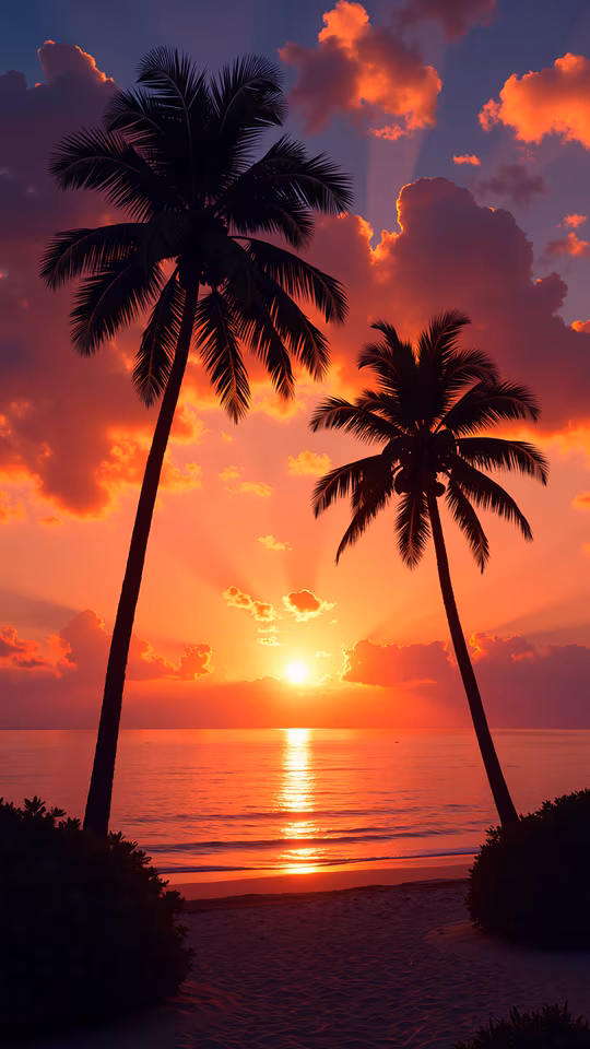 Sunset Palms