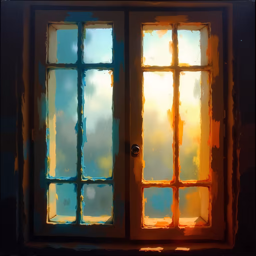 Sunset Through the Window