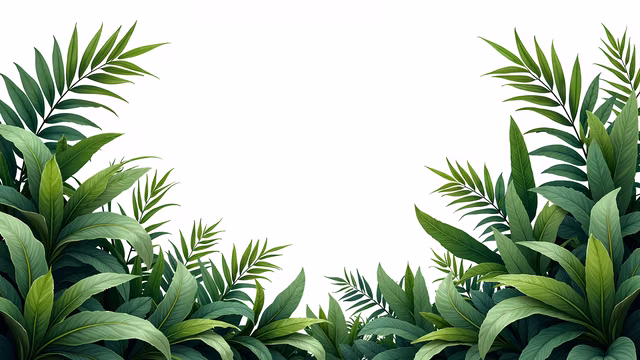 Tropical Leaves Illustration