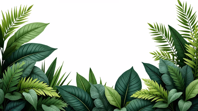 Tropical Leaves Illustration