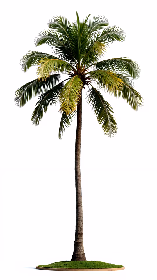 Tropical Palm Tree Illustration