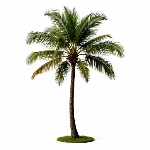 Tropical Palm Tree Illustration
