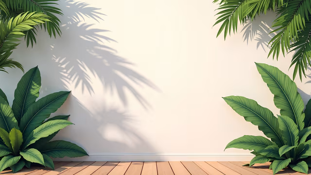 Tropical Shadows Illustration