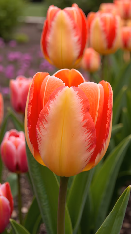 Tulip Garden Realistic