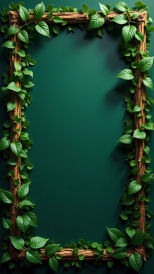 Vines Frame Illustration