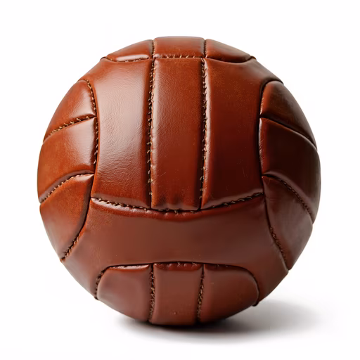 Vintage Leather Soccer Ball