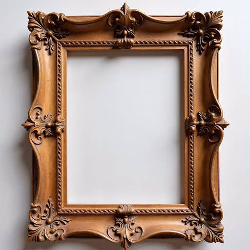 Vintage Ornate Wooden Frame