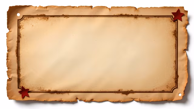 Vintage Paper Frame