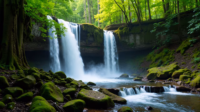 Waterfall in the Forest
