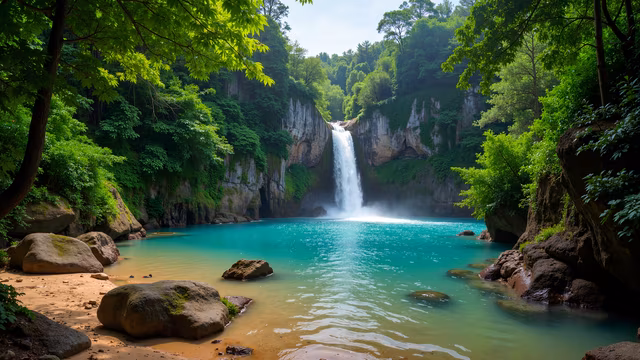 Waterfall in the Forest