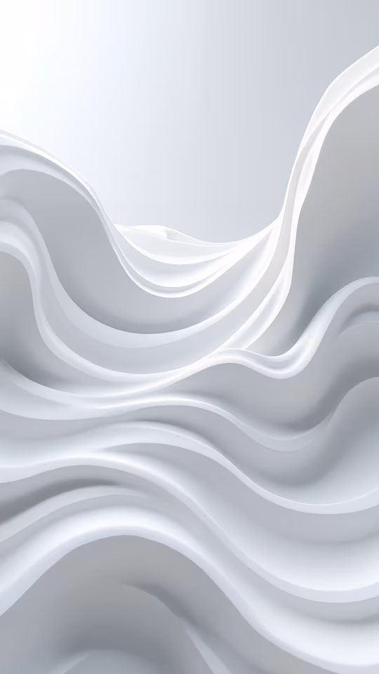 Waves of White Illustration