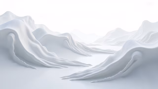 White Waves Illustration