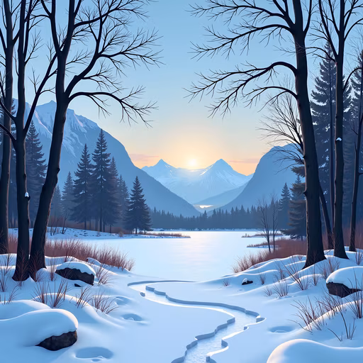 Winter Wonderland Illustration