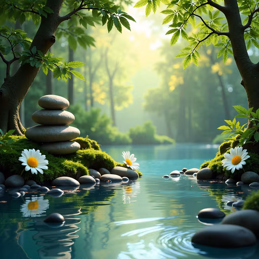 Zen Garden Illustration