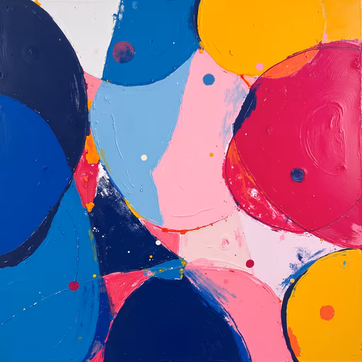 Abstract Colorful Circles