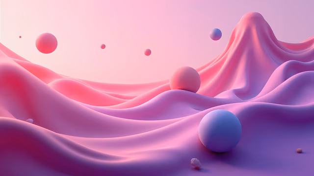 Abstract Landscape Illustration