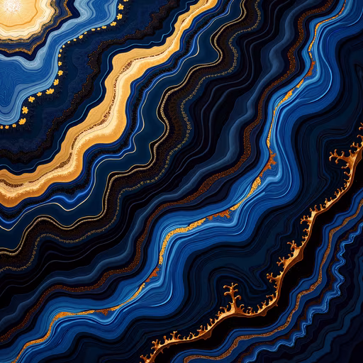 Abstract Marble Illustration