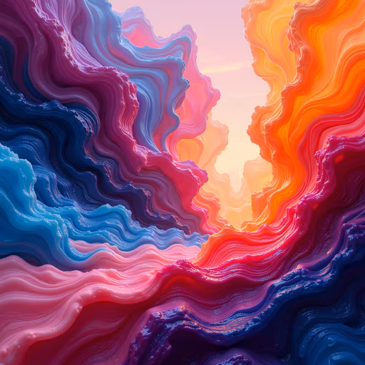 Abstract Waves Illustration