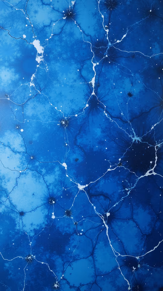 Blue Burst Illustration