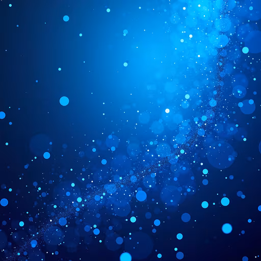 Blue Sparkle Illustration
