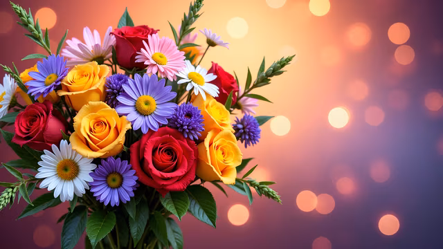 Colorful Bouquet Illustration