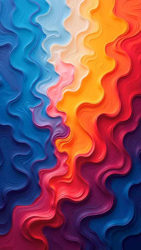 Colorful Waves Illustration