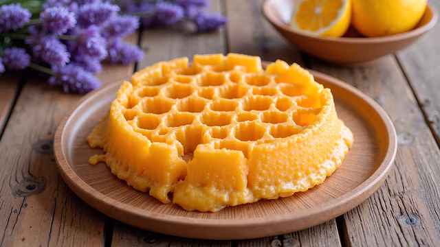 Delicious Yellow Waffle