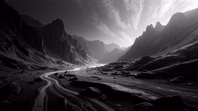 Desert Landscape Illustration