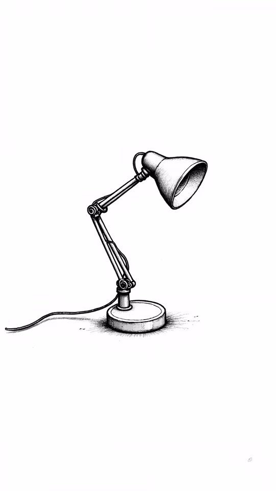 Desk Lamp Illustration