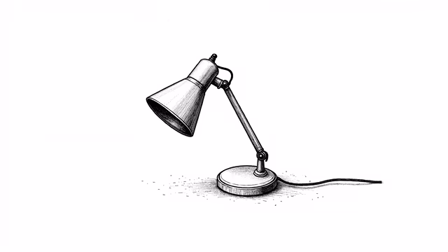 Desk Lamp Illustration