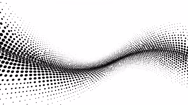 Dot Wave Illustration