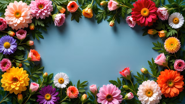 Floral Frame Illustration