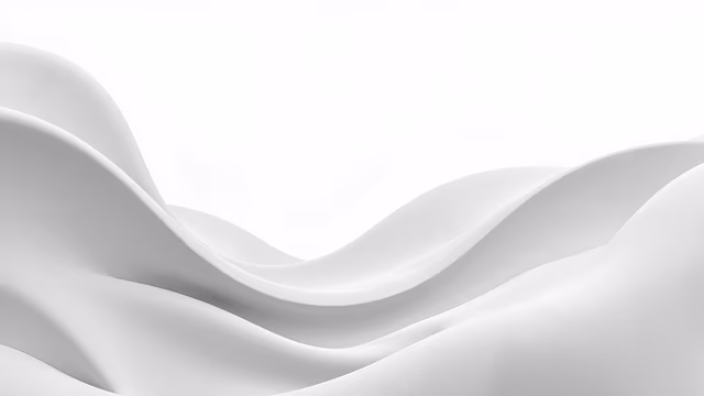 Flowing White Waves Illustration