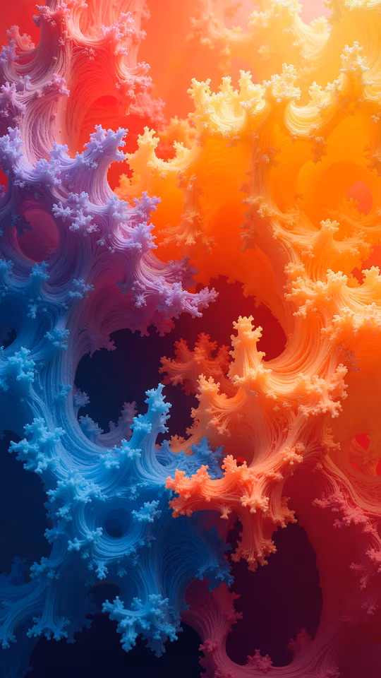 Fractal Waves Illustration
