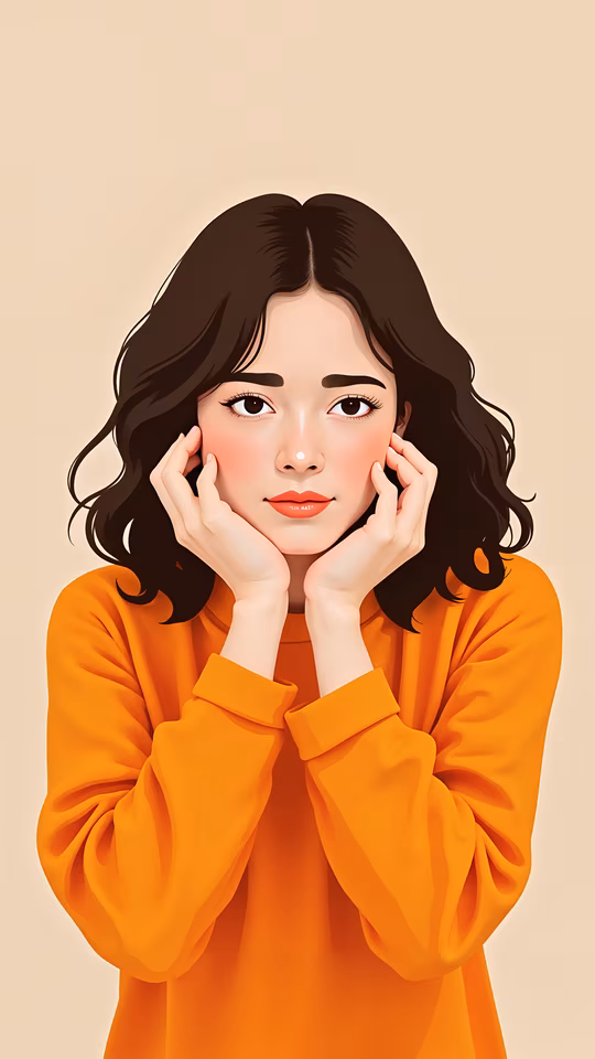 Girl With Orange Coat