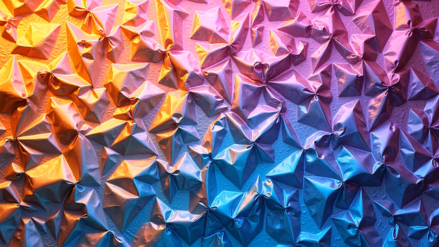 Iridescent Stars Illustration
