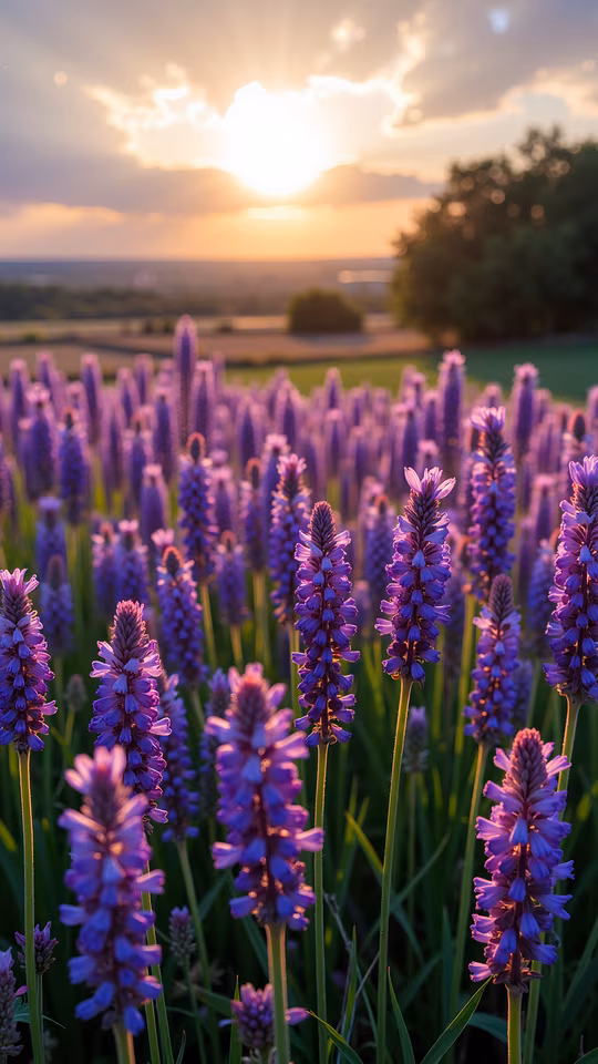 Lavender Sunset