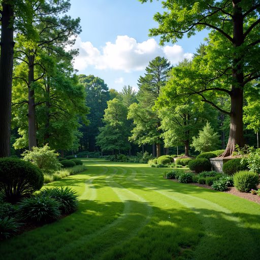 Lush Green Garden Path