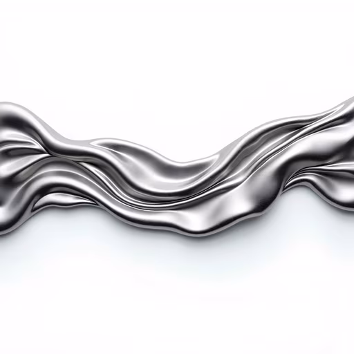 Metallic Wave Illustration