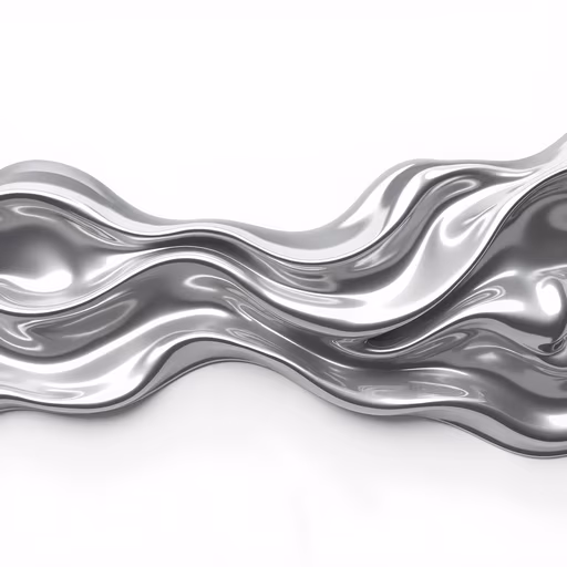 Metallic Wave Illustration