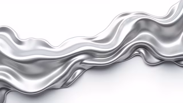 Metallic Wave Illustration