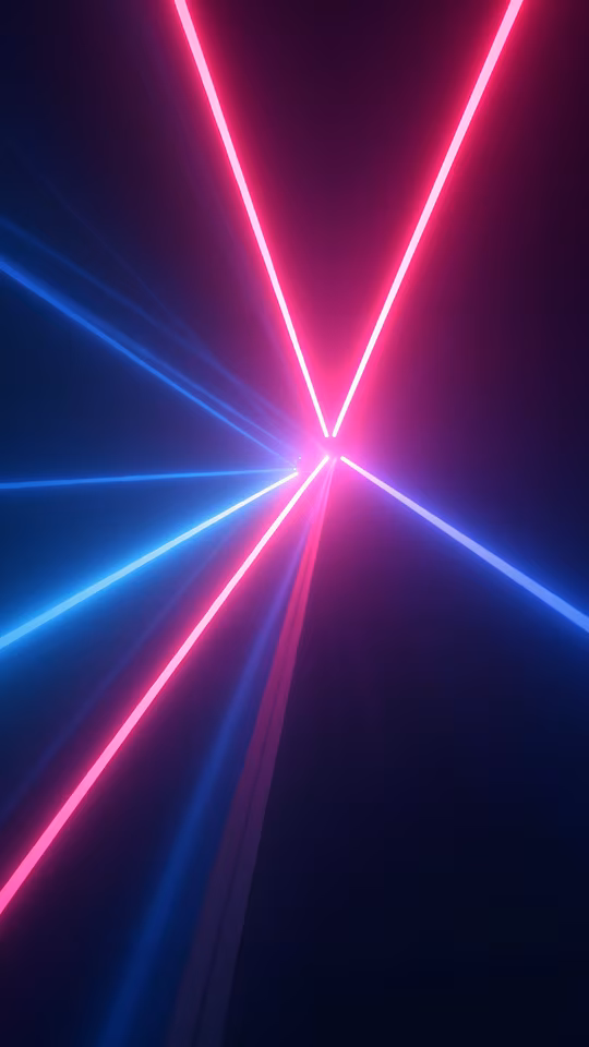 Neon Lines Abstract