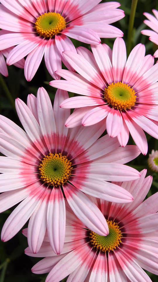 Pink Daisy Flowers Illustration