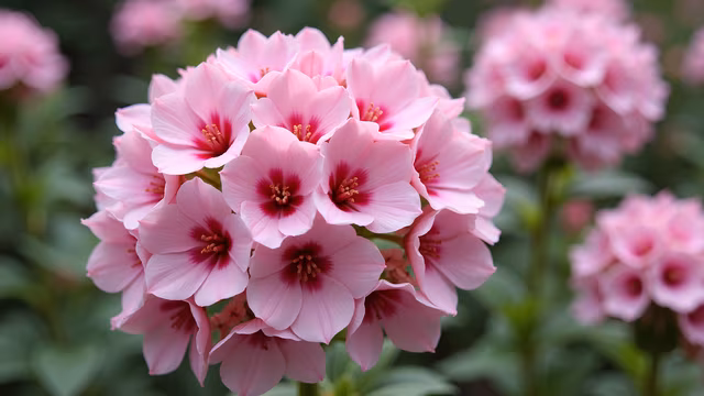 Pink Flowers Illustration