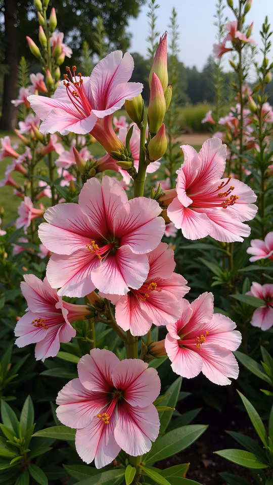 Pink Hibiscus Garden