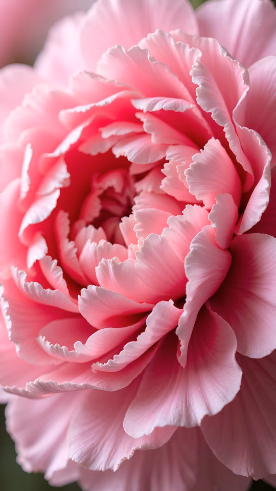 Pink Peony Flower Illustration